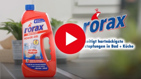 Pipe blocked? Easily solved in 5 minutes with rorax!